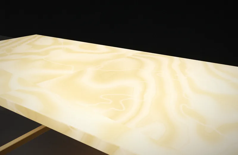 Green Onyx Statement Table detay