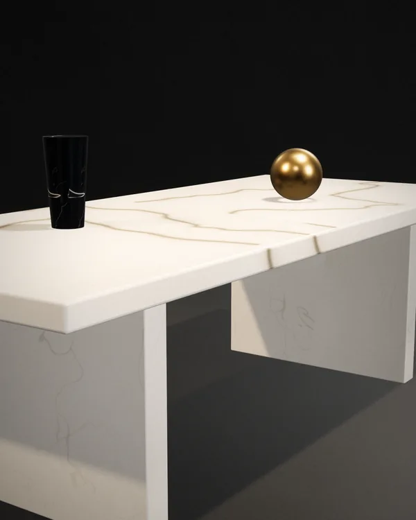 Bespoke Calacatta Dining Table – görsel 5